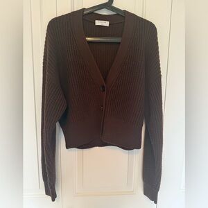 Babaton Merino Wool Cardigan Size S